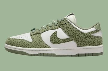 Dunk Low Safari Oil Green Außenseite