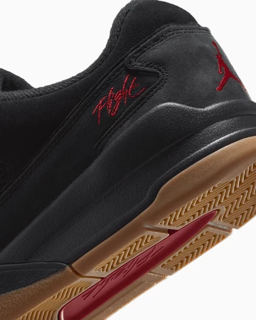 Jordan Flight Court Black Ferse Details