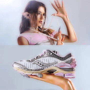 Metagirl x Saucony Progrid Paramount Daughter of the Moon Mood