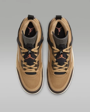 Jordan Spizike Low Flax Paar von oben