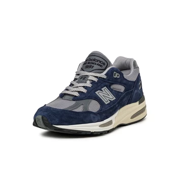 New Balance 991v1 Made In UK Insignia Blue schräg