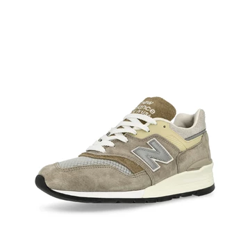 Teddy Santis x New Balance 997 Light Mushroom seitlich von Vorne