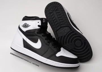 Jordan 1 High OG Black White von oben
