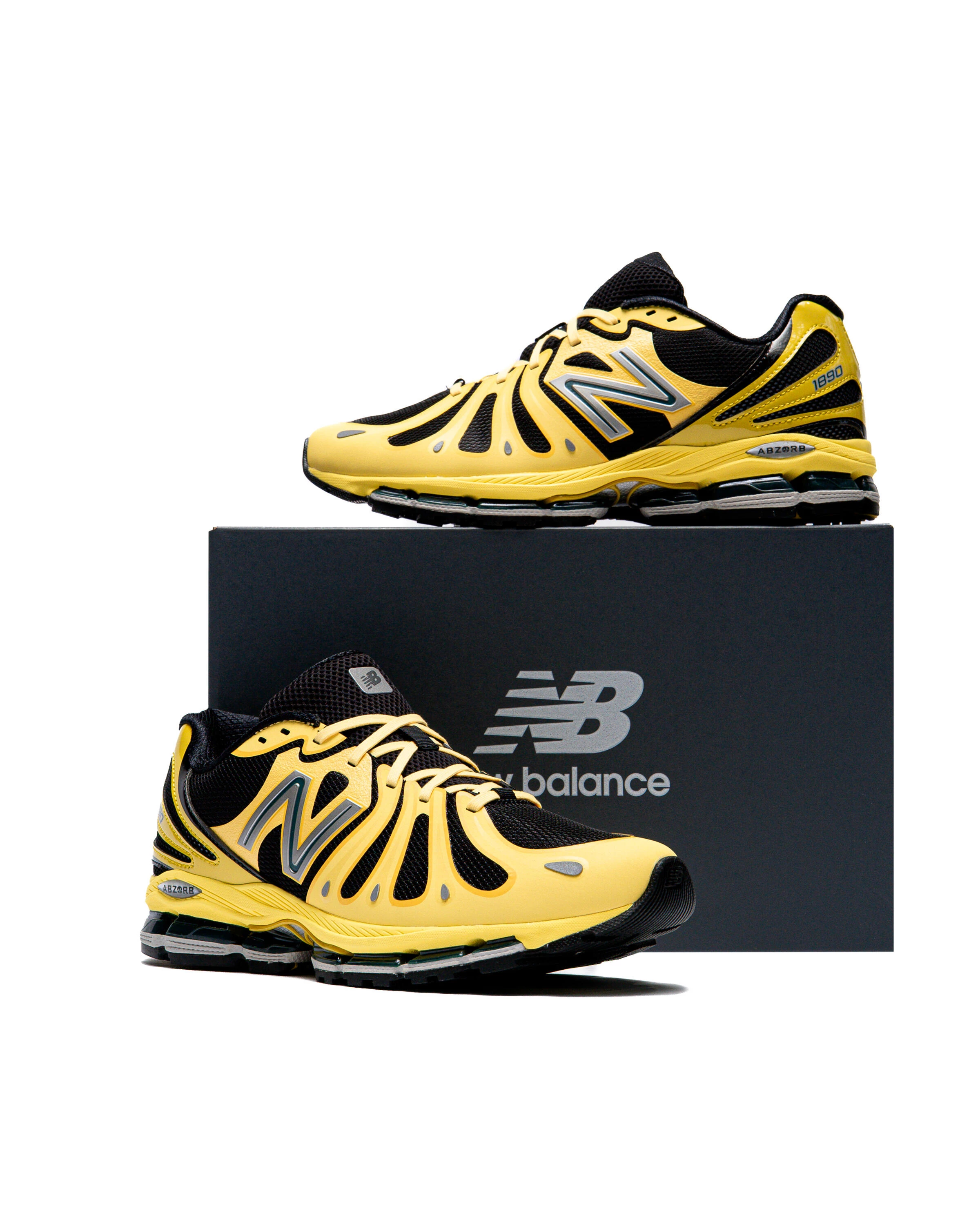 New Balance 1890 Yellow & Black U18903RB | Dead Stock