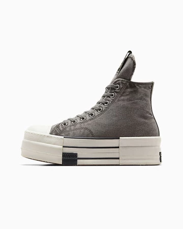 Rick Owens Converse DBL DKRSTR Overdye Chuck 70 Pack Concrete Innenseite