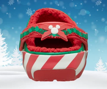 Mickey Mouse x Crocs Classic Clog Christmas von hinten