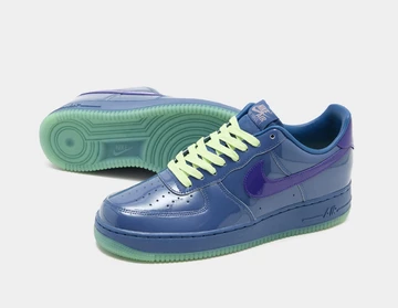 Nike Air Force 1 Low Patent Navy Paar