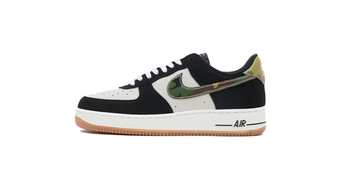 nike air force 1 camo tick