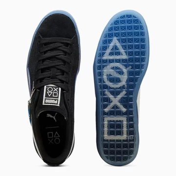 Playstation Puma Suede Pack Black von Oben und von Unten