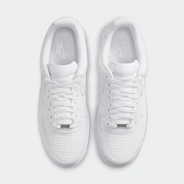 Nike Air Force 1 Low Mixed White Paar von oben