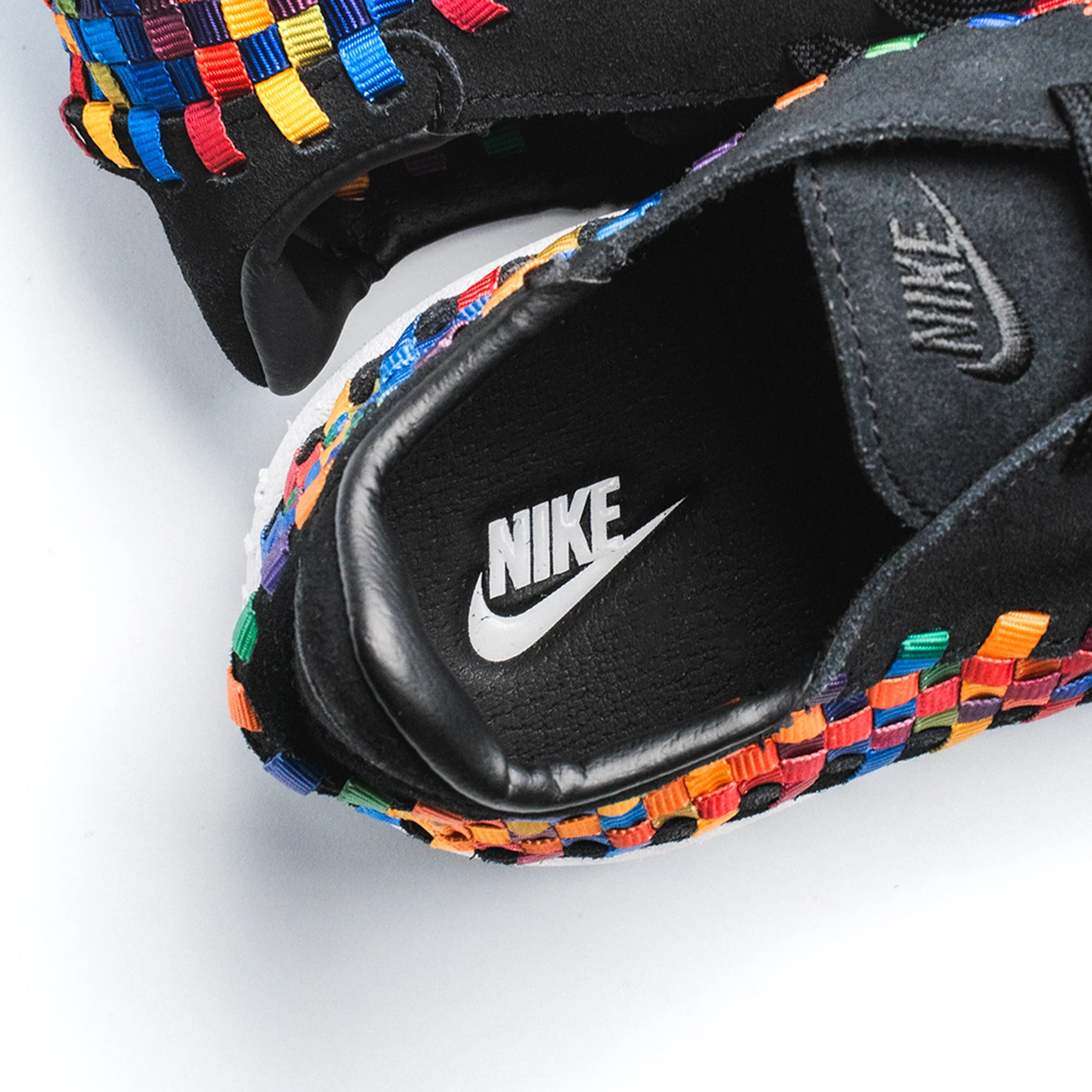 Black and rainbow nike shoes on sale