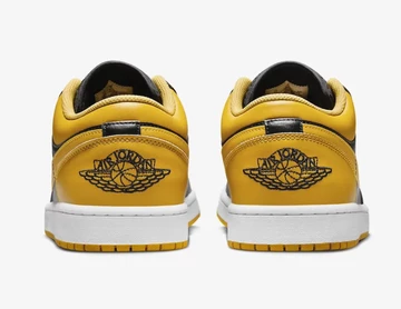 Jordan 1 Low Yellow Ochre von hinten