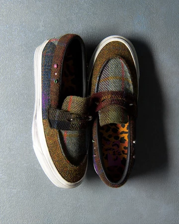 Harris Tweed x Vans Pack von oben