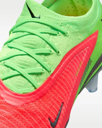 Erling Haaland x Nike Phantom 6 Low Elite Hot Punch Upper Details