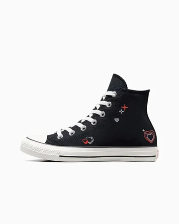 Converse Valentines Day Pack Chuck All Star Black Außenseite