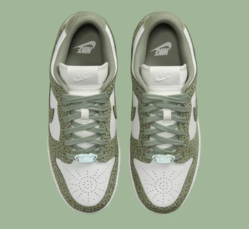 Dunk Low Safari Oil Green von oben