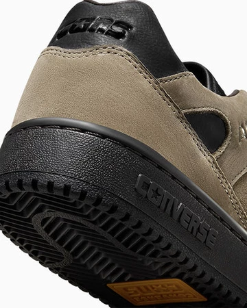 Converse AS-1 Pro Black Gum Pack Green Detail Ferse