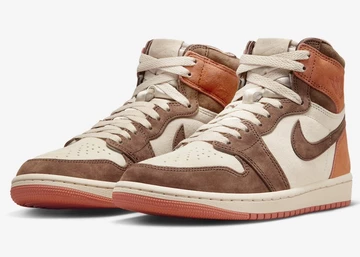 Der Jordan 1 High Dusted Clay von schräg außen