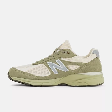 New Balance 990v4 Made in USA Olive Leaf Innenseite