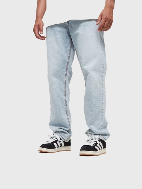 Straight Denim Pants Image