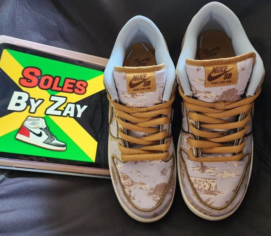 Nike SB Dunk Low Premium Pastoral Print FN5880-001 Dead Stock