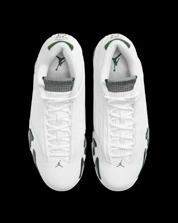 Nike Air Jordan 14 Forest Green von oben