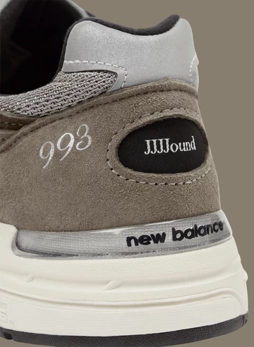 JJJJound x New Balance 993 Military Urban Angora Detail Ferse