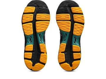 ASICS Gel-K1011 Pure Black Paar Sohle