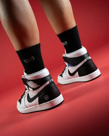Fragment Design x Union LA x Air Jordan 1 Retro High OG Black & White Fersen