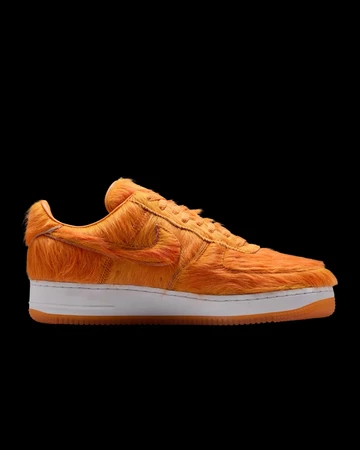 Nike Air Force 1 Orange Pony Hair Innenseite