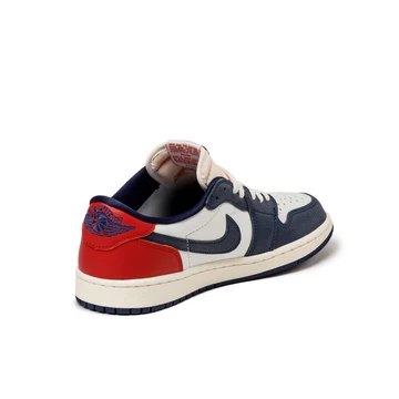 Jordan 1 Low Howard University Innenseite schräg seitlich