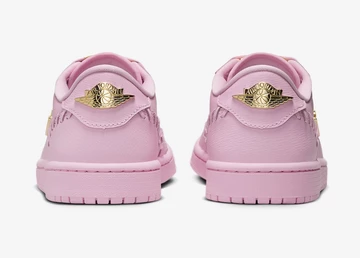 Der Jordan 1 Low Method of Make Pack in Perfect Pink von hinten