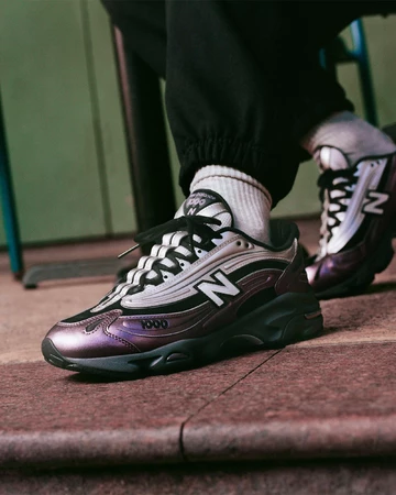 Eladio Carrión x New Balance 1000 Dark Ice Wine Mood 1