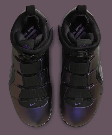 Nike Zoom LeBron 4 Eggplant von oben