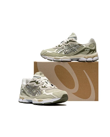 Asics Gel-NYC Khaki schräg