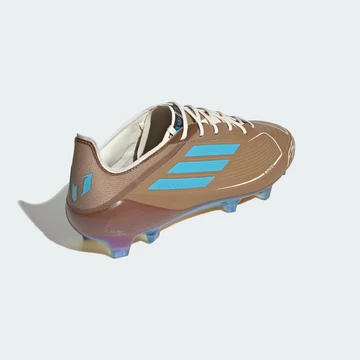 Bad Bunny x Lionel Messi x adidas F50 Bright Cyan von schräg hinten