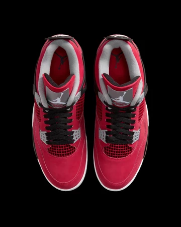 Nike Air Jordan 4 Retro Toro Bravo von oben