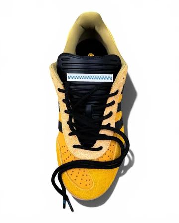 Bad Bunny x adidas Gazelle Indoor Solar Gold von oben