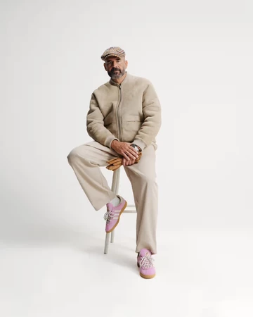 BSTN x adidas München Oktoberfest Pink am Model