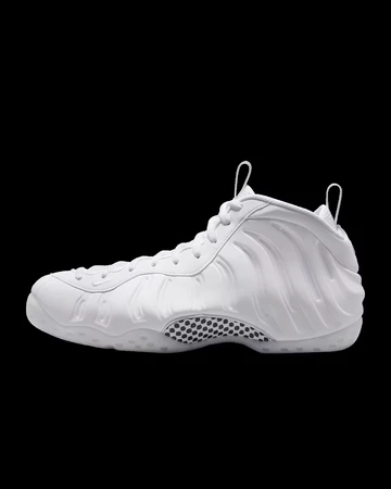 Nike Air Foamposite One Triple White Außenseite
