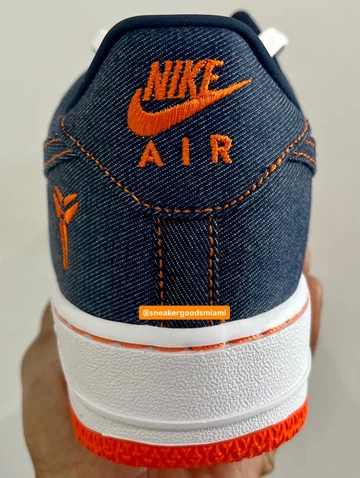 Kobe Bryant x Nike Air Force 1 Protro Denim Ferse