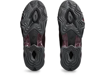 Die Sohle des Kiko Kostadinov ASICS Novalis Gel-Teremoa Dahlia