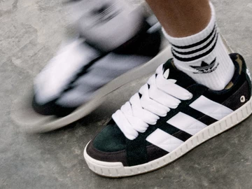 On-feet Lookbook Aufnahmen von adidas für das adidas N Bape Pack