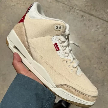 Levi's x Air Jordan 3 White Denim Außenseite