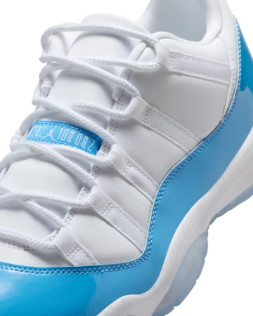 Air Jordan 11 Low University Blue Upper Details