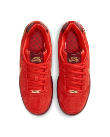 Paul Rodriguez × Nike SB P-Rod 1 Habanero Red Paar Upper