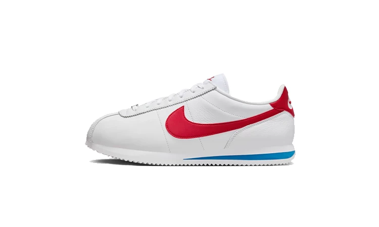 Nike Cortez Forrest Gump Titelbild auf weißem Hintergrund