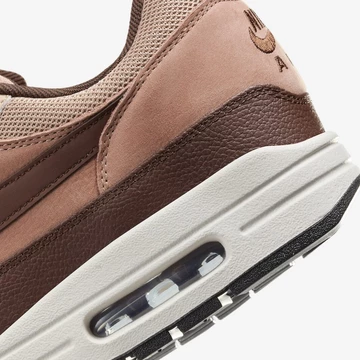 Die Ferse des Air Max 1 Hemp Cacao Wow