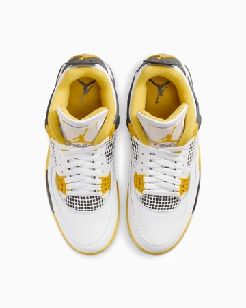 Jordan 4 Vivid Sulfur von Oben