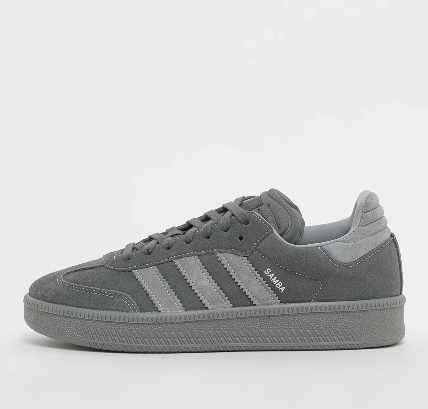 adidas Samba XLG in Carbon / Grey / Grey. adidas Samba XLG  main image 4
